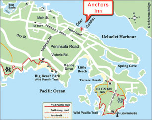 Map for Anchors Inn